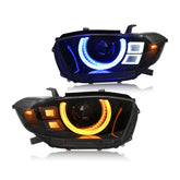 2008-2010 Toyota Highlander LED Headlights, DRL Sequential Turn Signal, Plug & Play - Kuerled